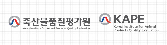 축산물품질평가원 , KAPE - Korea Institute for Animal Products Quality Evaluation 로고